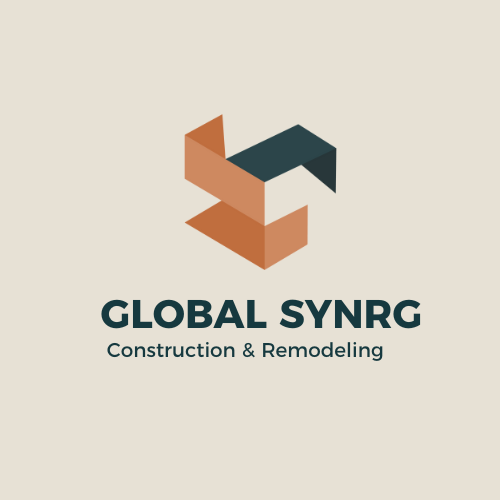 Global Synrg Construction and Remodeling company logo in Houston Texas